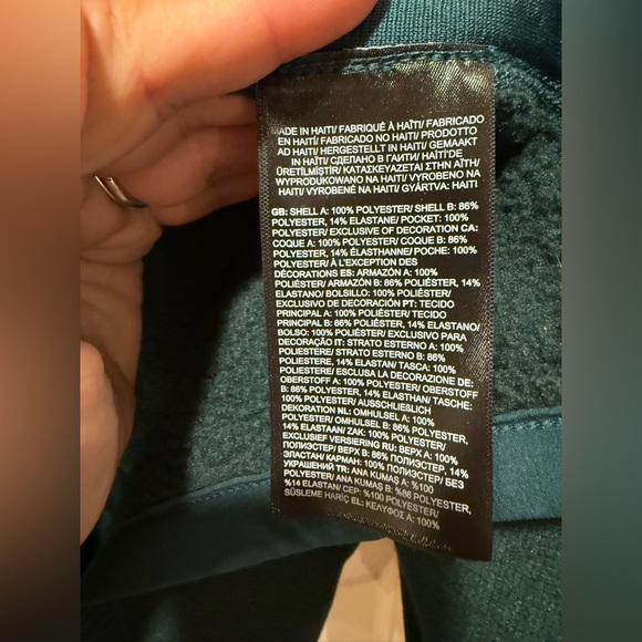 The North Face Gordon Lyons Full Zip Fleece Jacket Green , size M - Picture 3 of 11